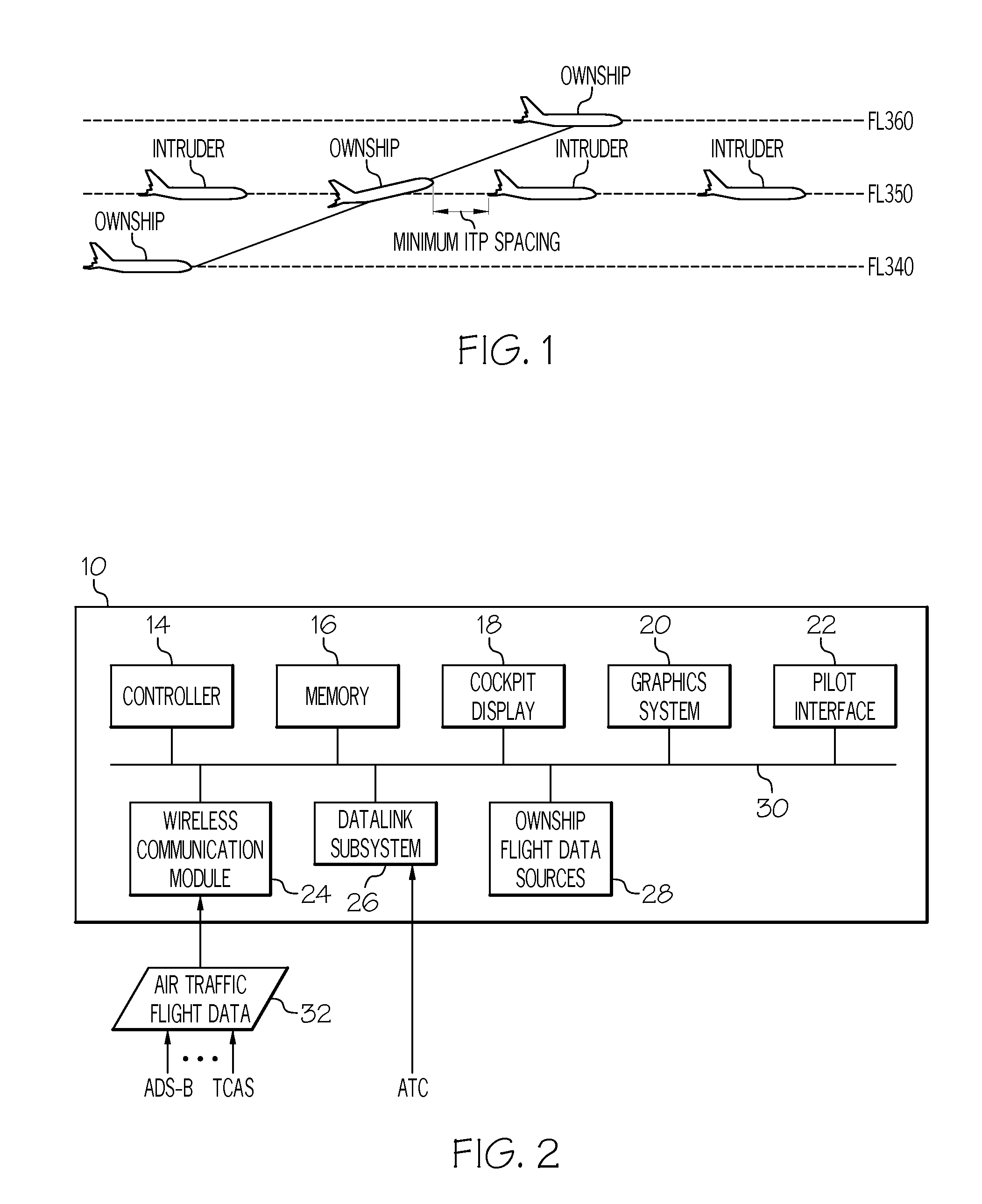 Flight deck display systems and methods for generating in-trail procedure windows including aircraft flight path symbology