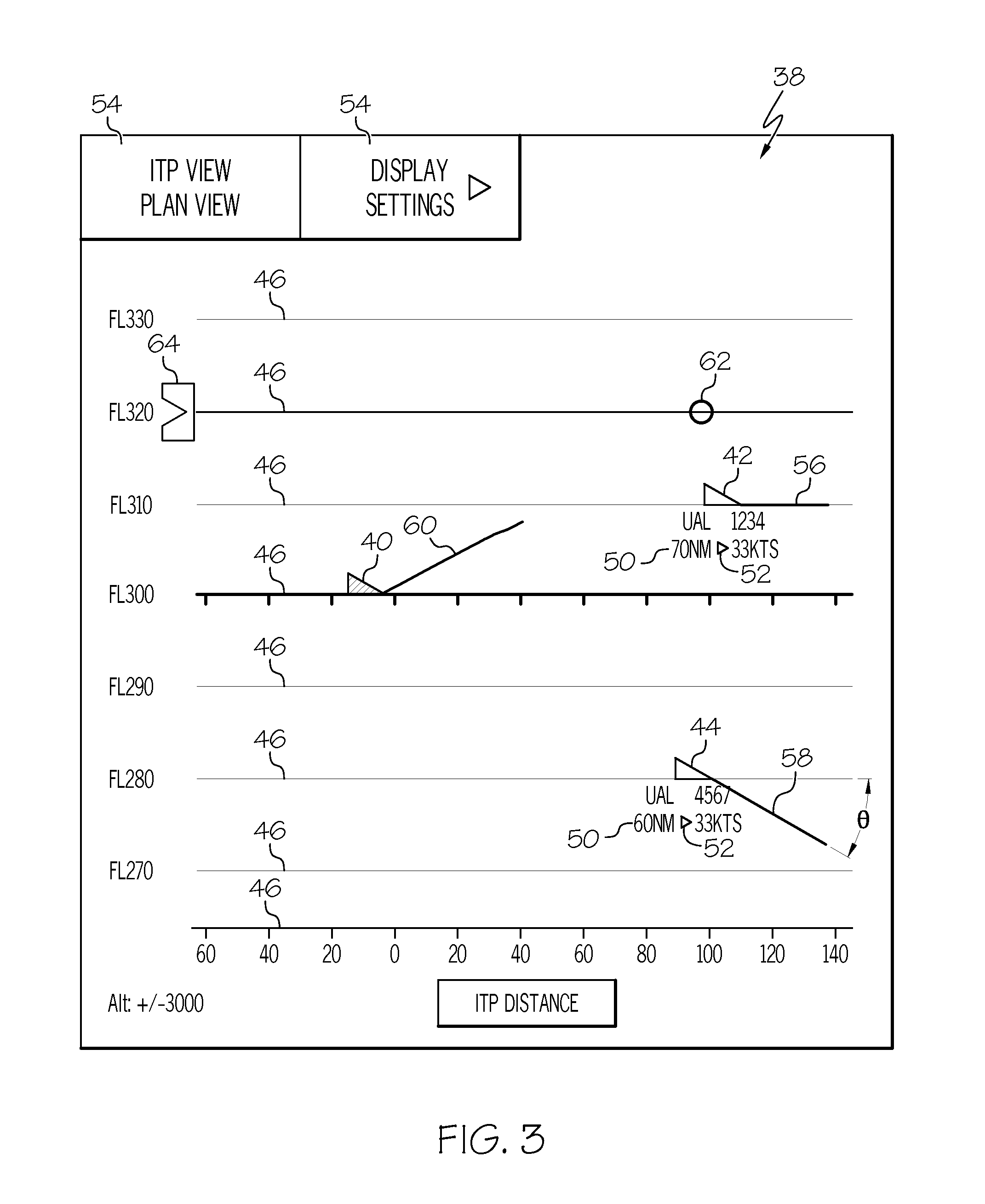 Flight deck display systems and methods for generating in-trail procedure windows including aircraft flight path symbology