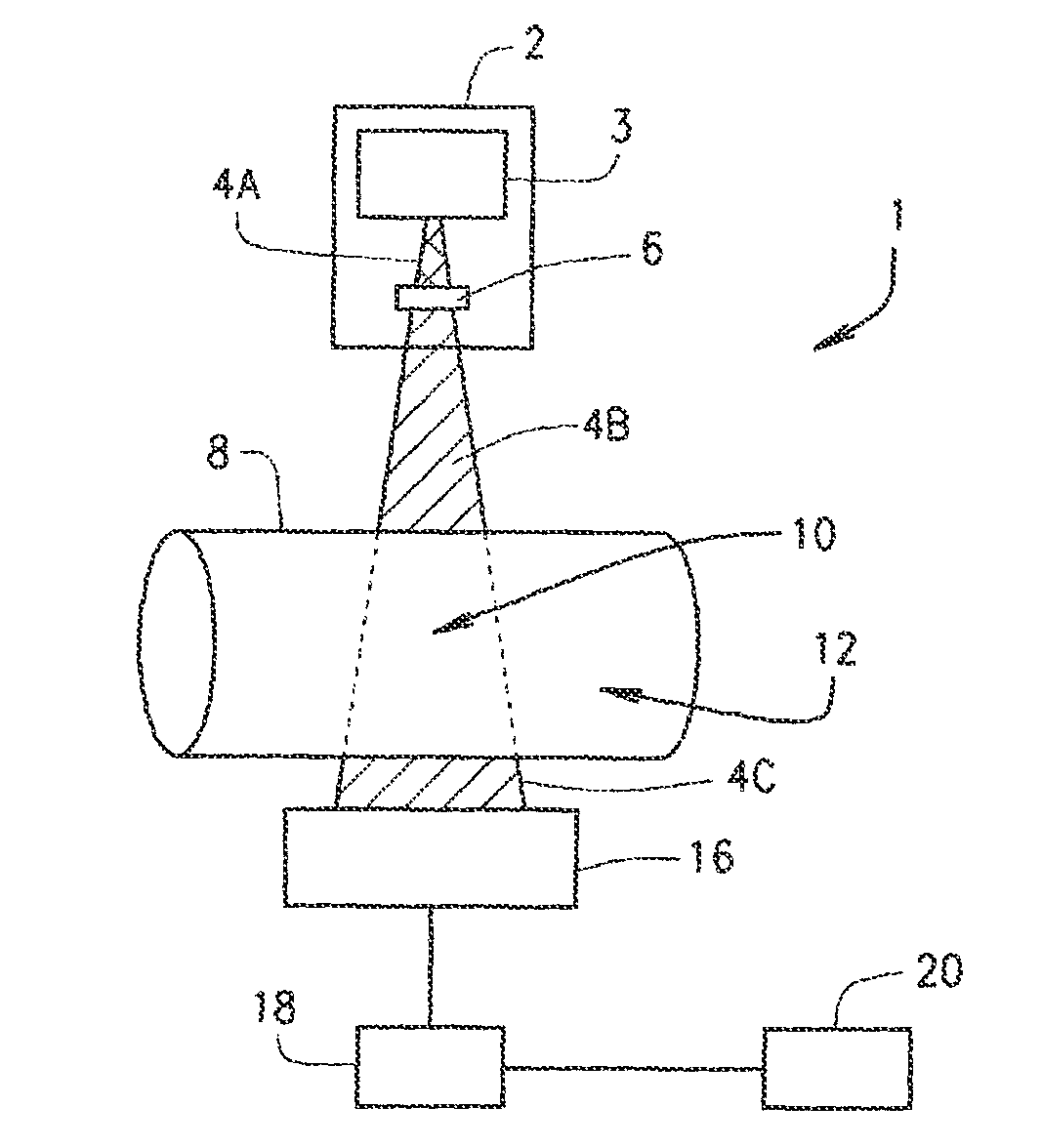 Method and apparatus for measuring enrichment of UF6