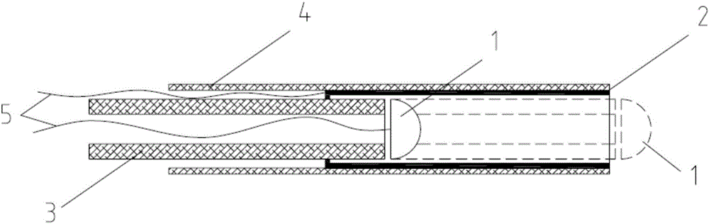 Convex-and-concave probe and plasma diagnosis method thereof