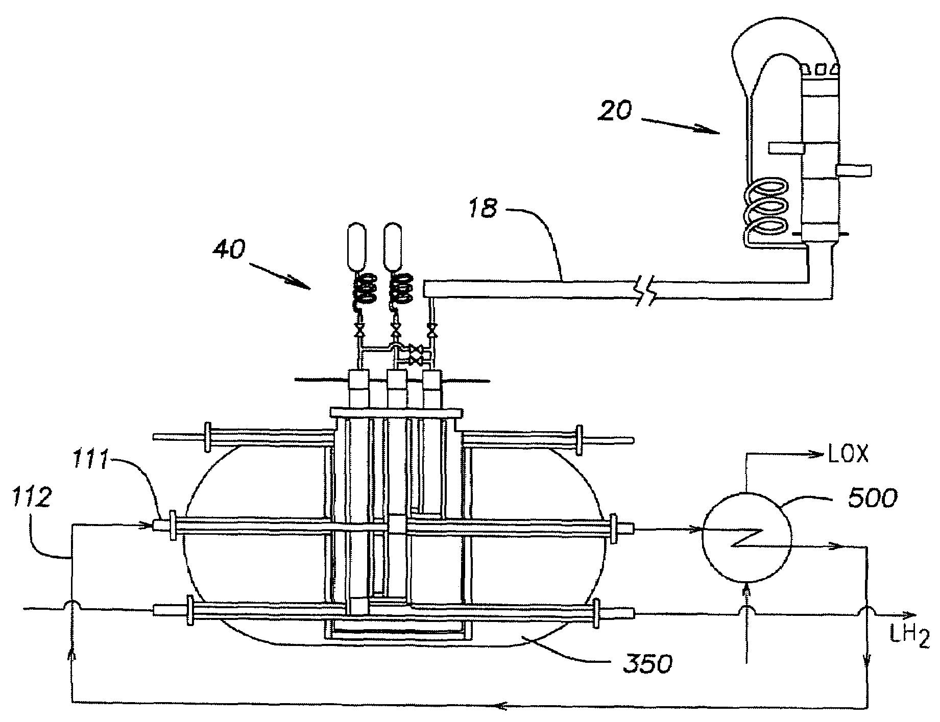Densifier for simultaneous conditioning of two cryogenic liquids