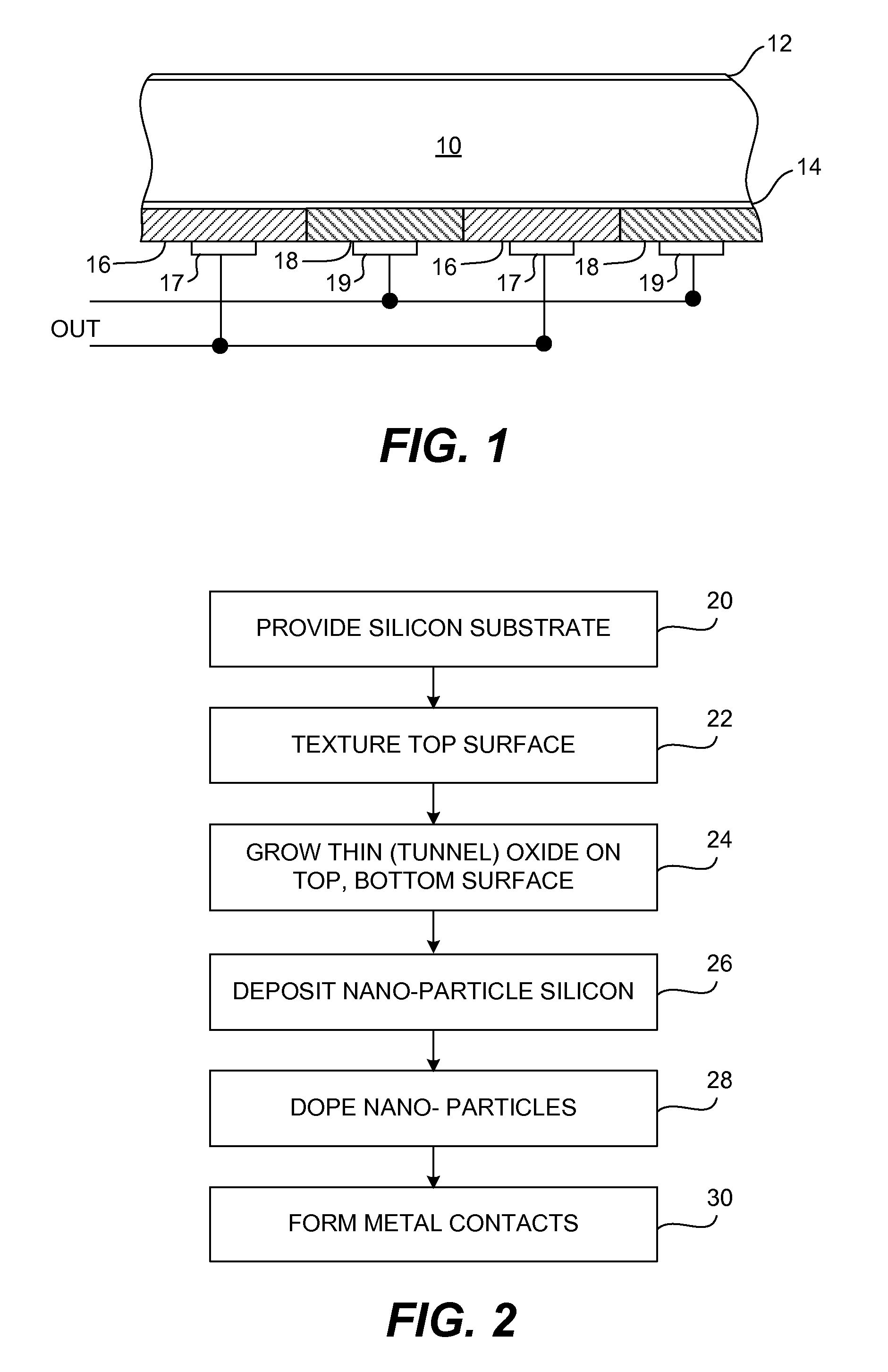 Solar cell having silicon nano-particle emitter