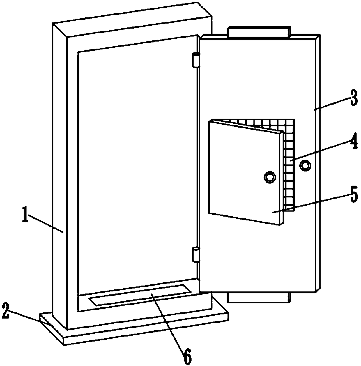 Anti-fall stable safety door