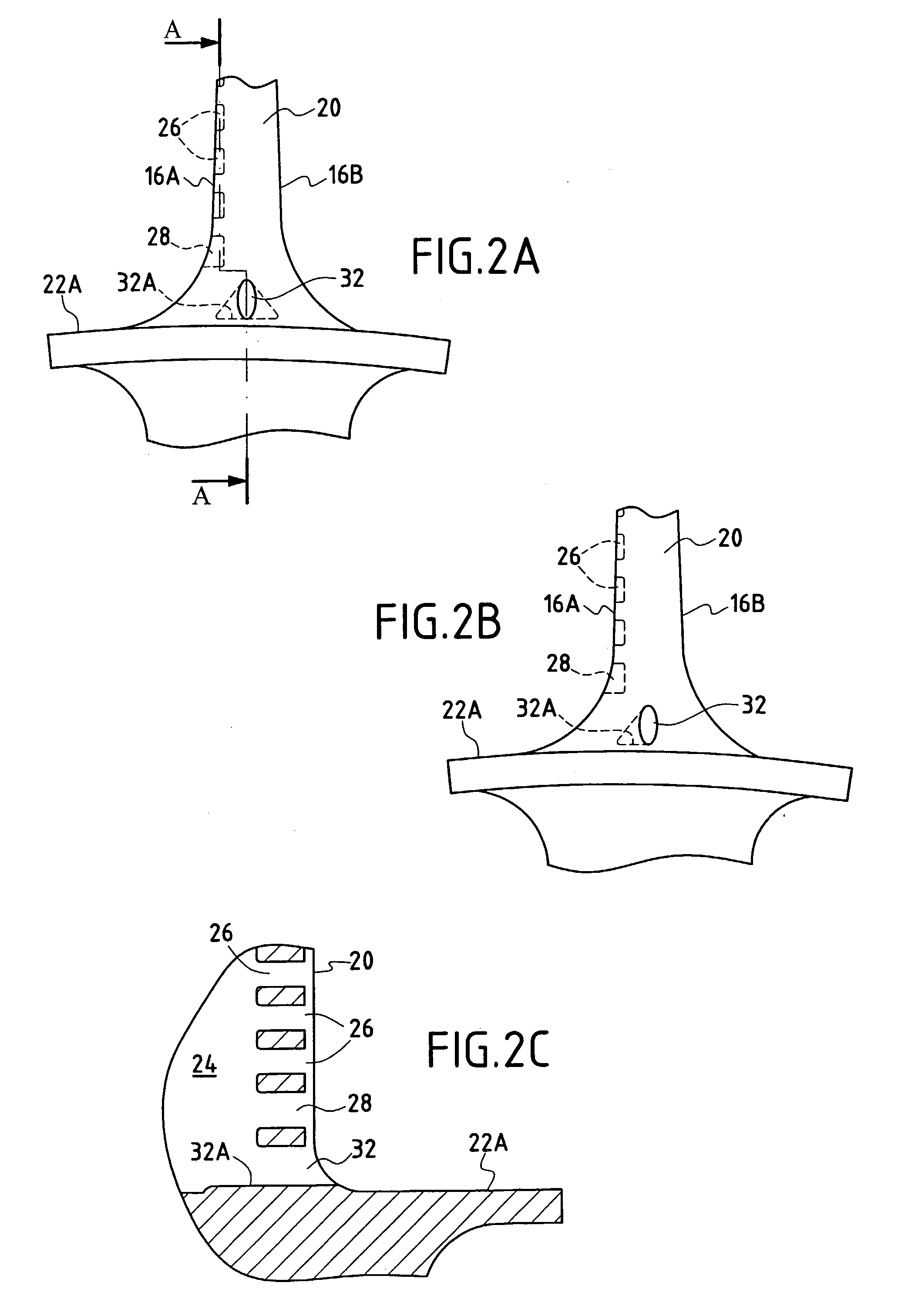 Moving blade for a high pressure turbine, the blade having a trailing edge of improved thermal behavior