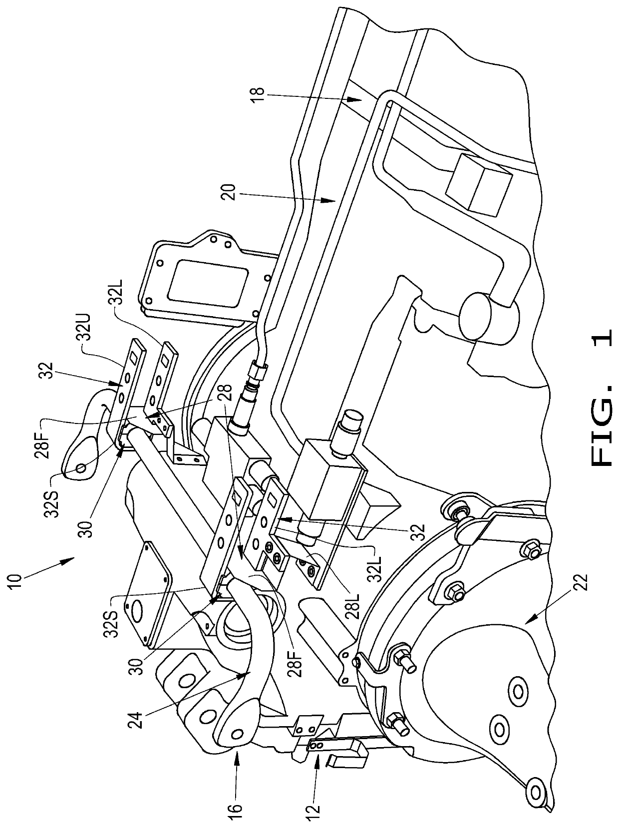 Semi-active cab suspension assembly method
