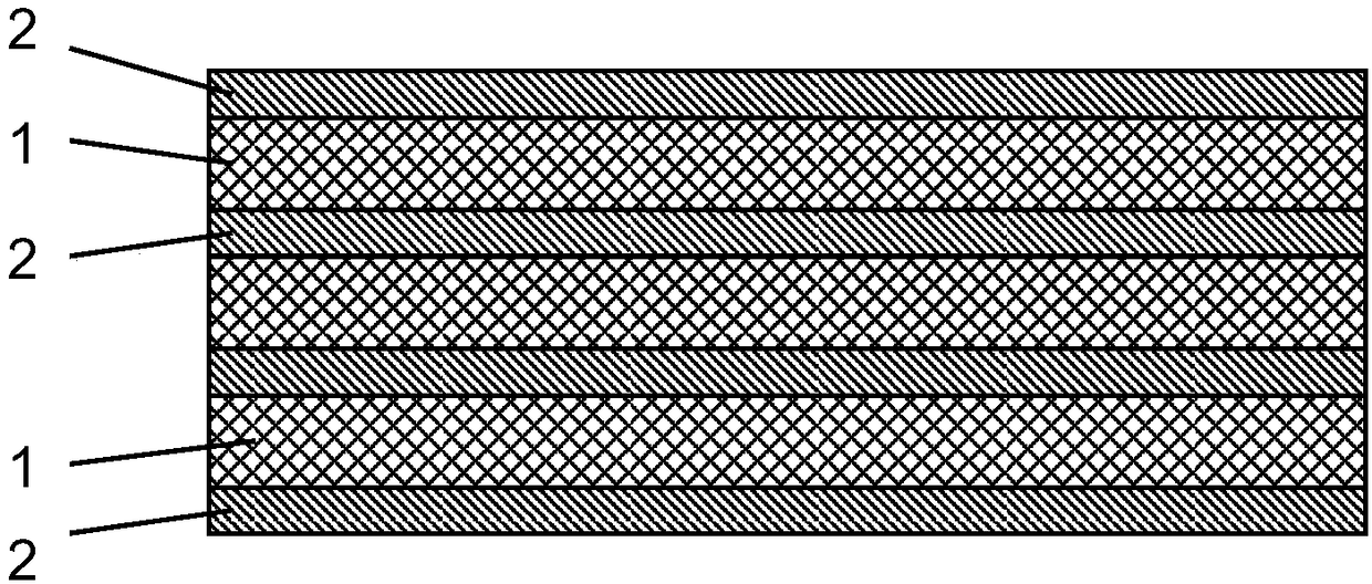 A magnetic conductive sheet for wireless char and a preparation method thereof