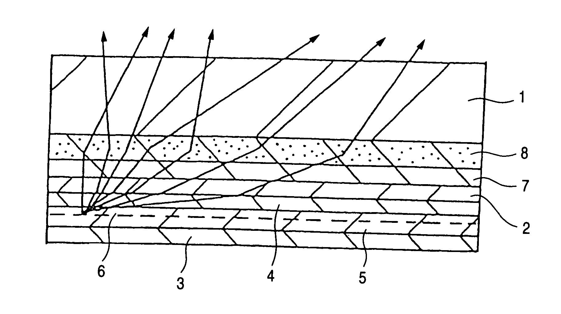 Electroluminescence device, planar light source and display using the same