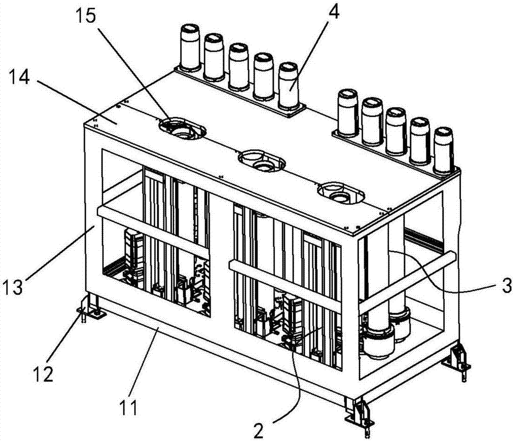 Sleeving device for elastic ring parts