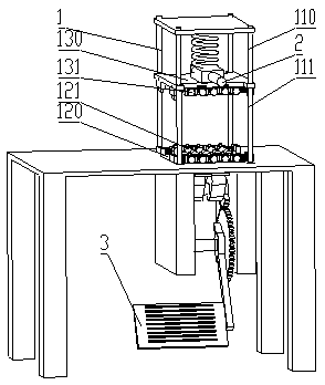A squid board auxiliary processing device