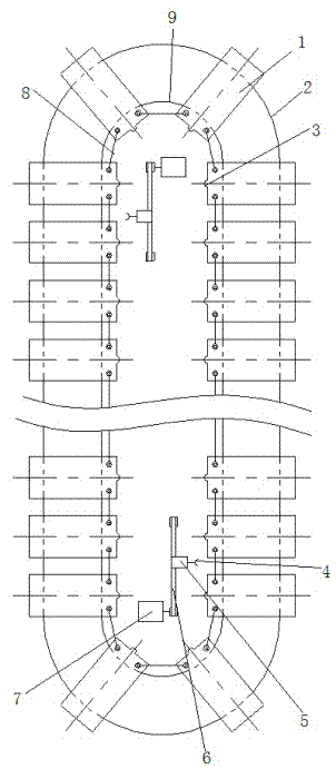 Segment-driven automatic single-tool silk screen printing device