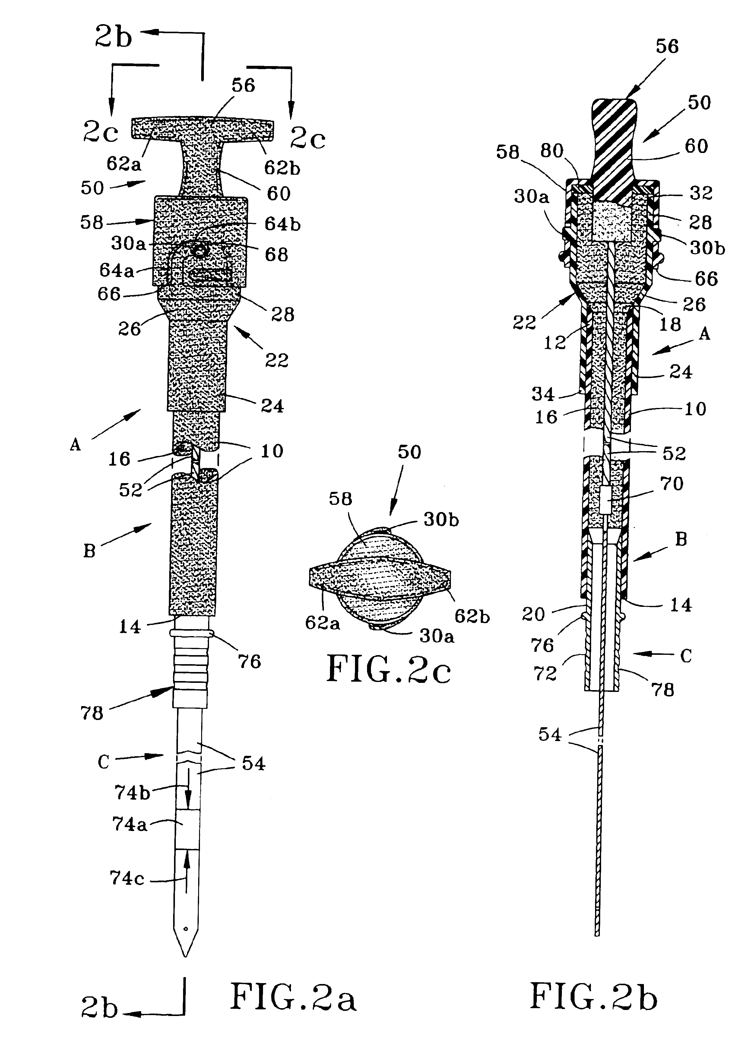 Connection system for a fluid level measuring device
