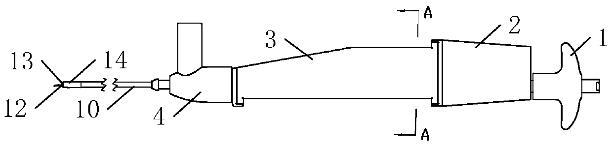 Linkage structure of an endoscope apparatus
