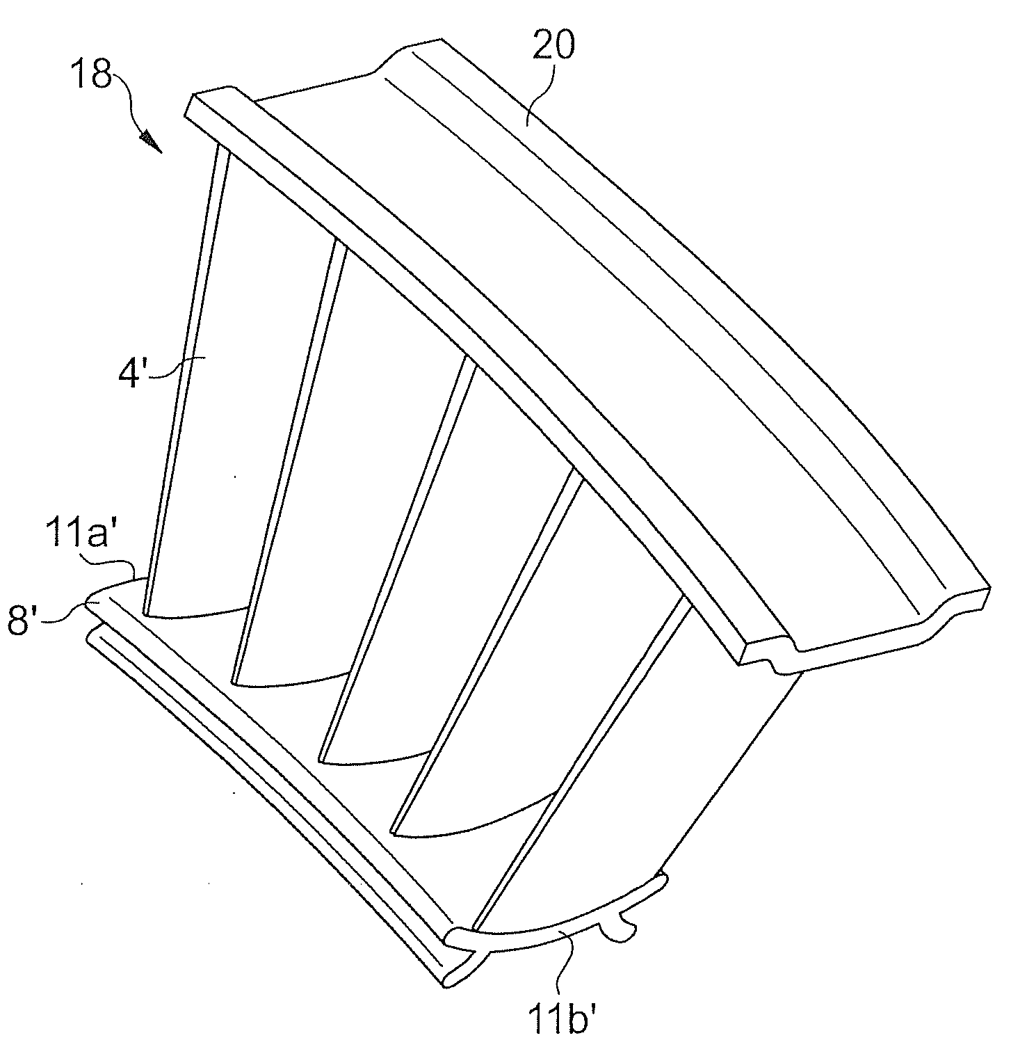 Segmented Composite Inner Ferrule and Segment of Diffuser of Axial Compressor