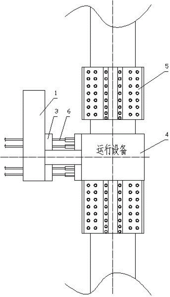 Isolating device for relay protection secondary loop electrified terminal block