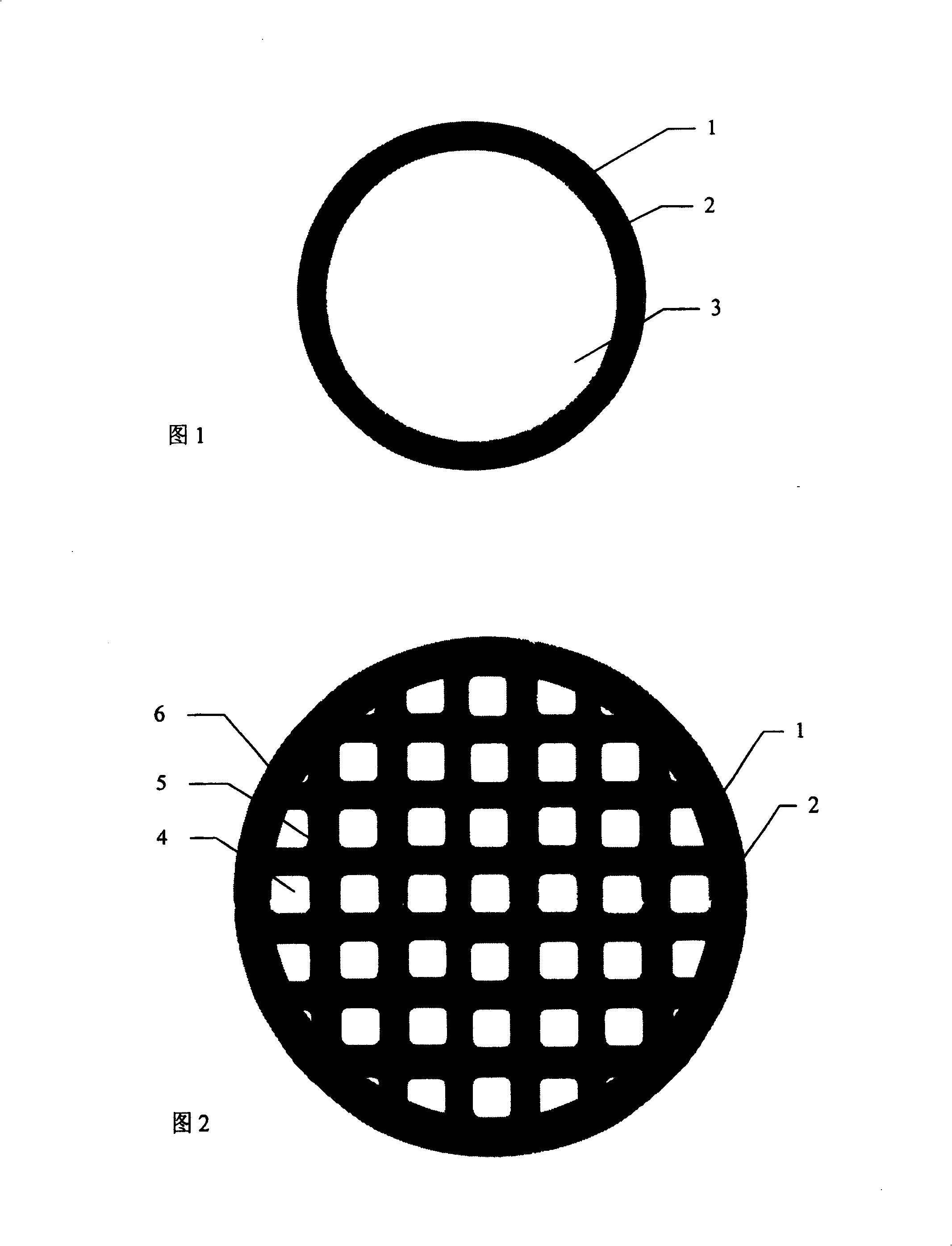 Multi-core electric filling structure for large out light hole vertical cavity surface emitting semiconductor laser