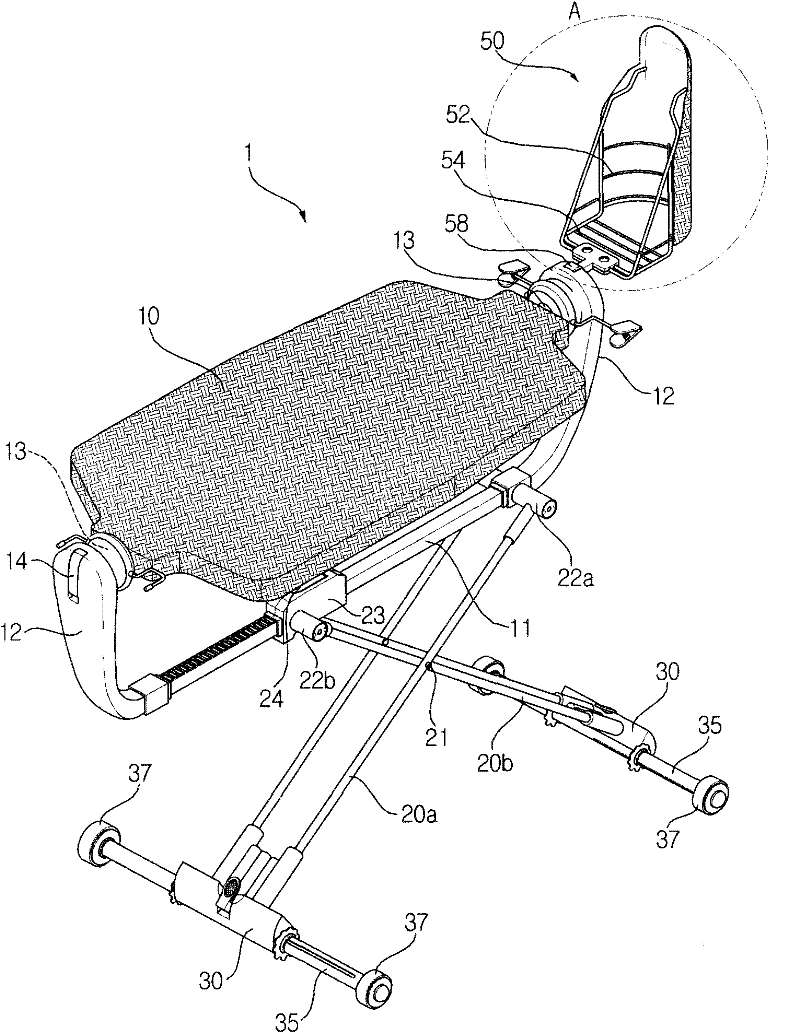 Ironing table