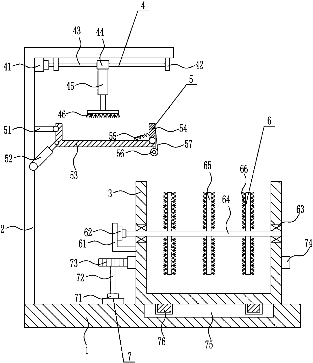 Orange washing equipment for fruit deep processing