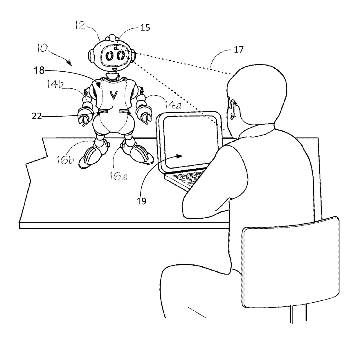 Interactive robot-augmented education system