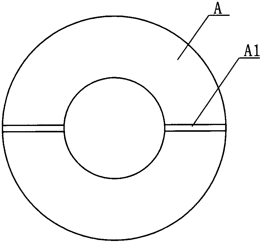 Outer spherical clamp for grinding spherical gaskets