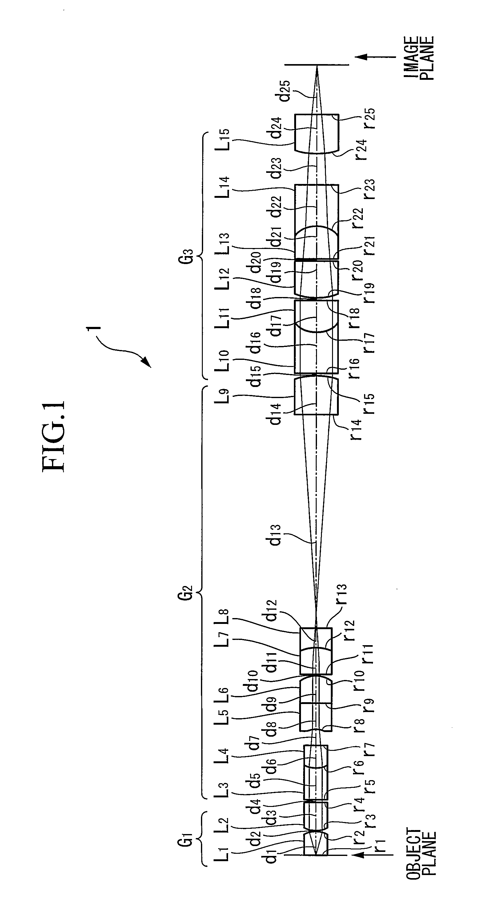 Small-diameter objective optical system