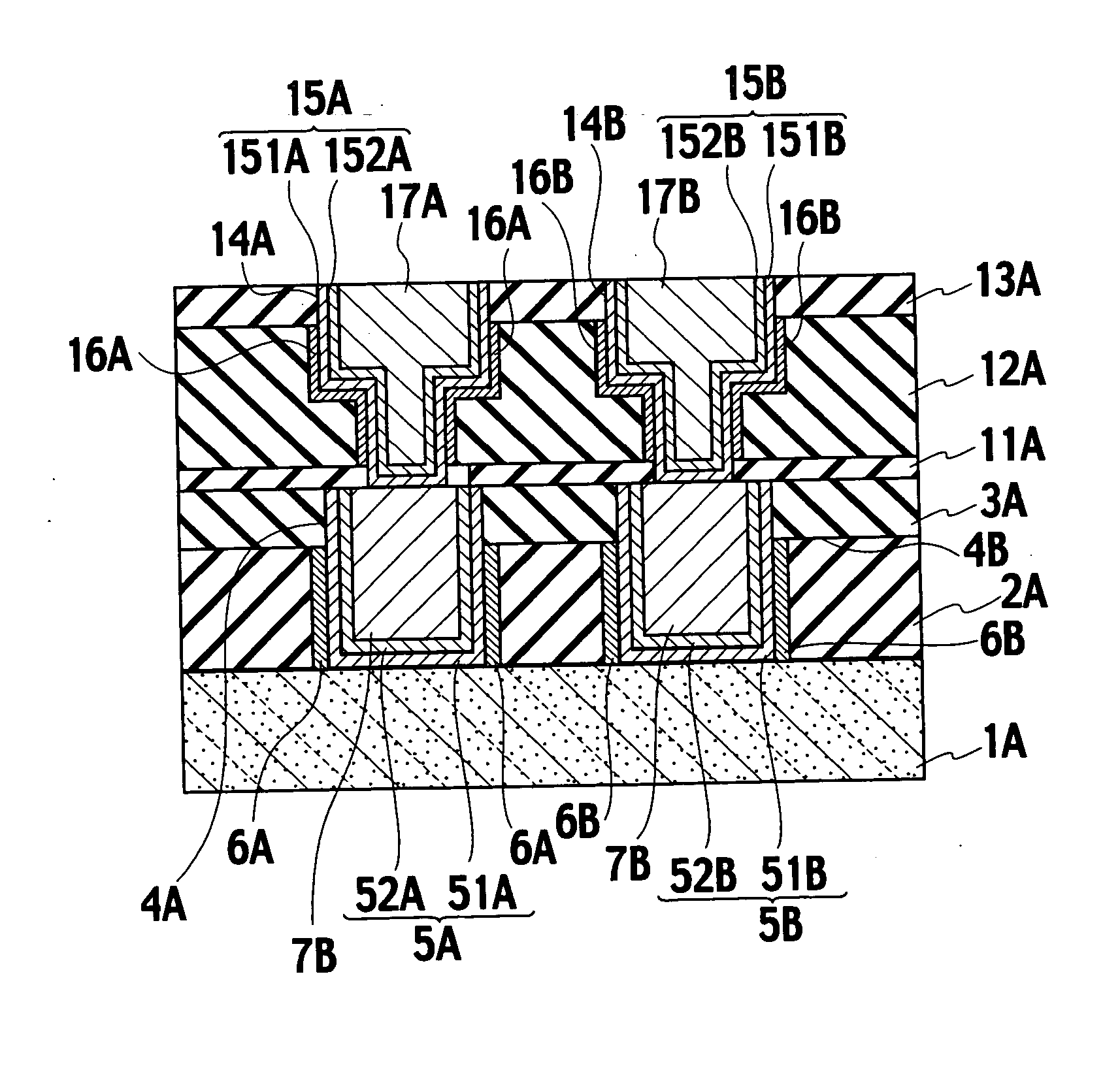 Semiconductor device and a method of fabricating a semiconductor device