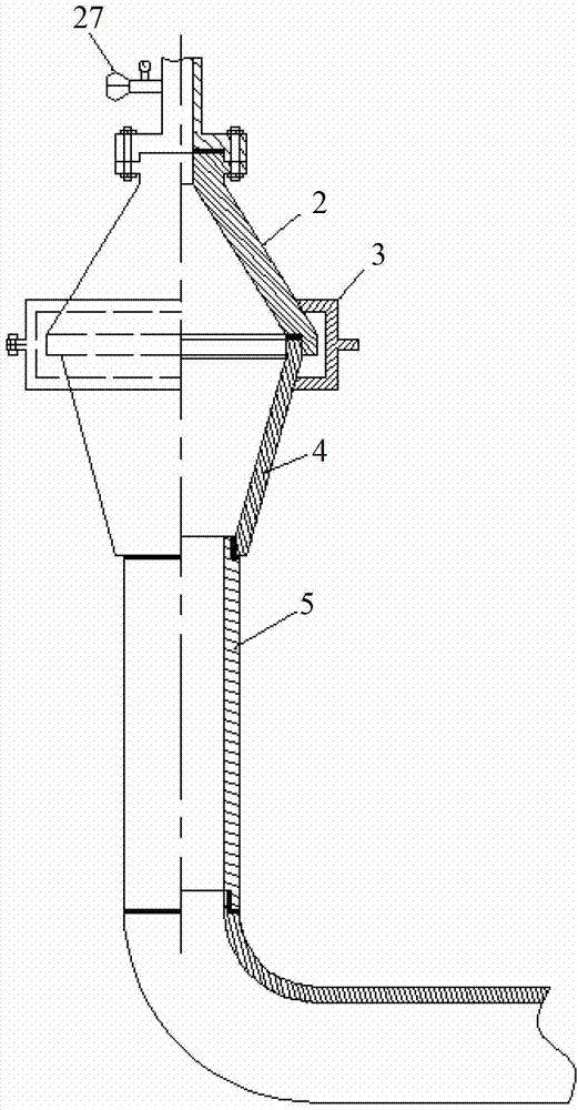 Casting pressurizing system and casting pressurizing method