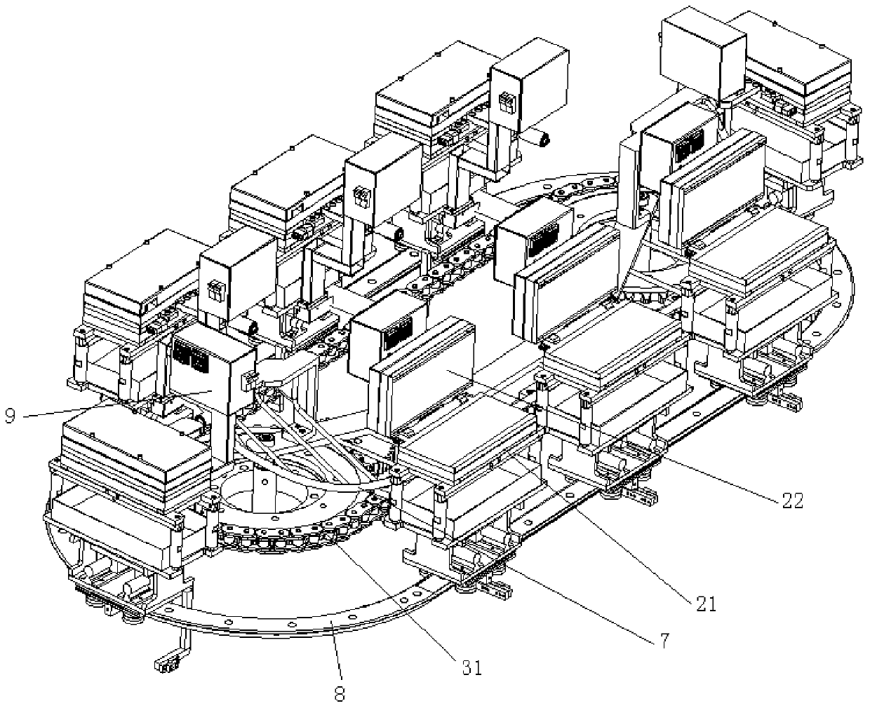 Egg roll processing device