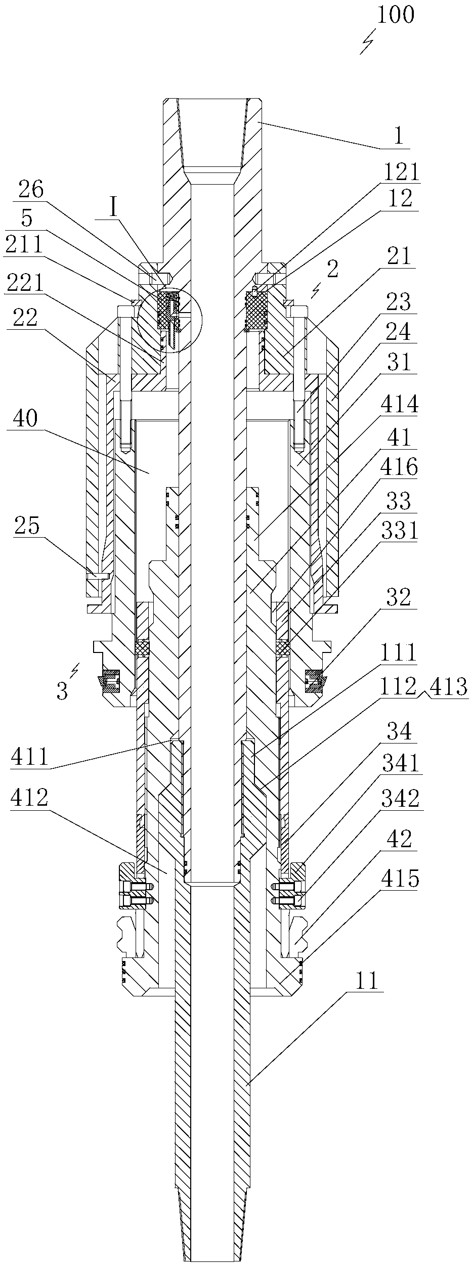Casing head and annular sealing device tripping-in tool for deepwater well drilling, and application method thereof