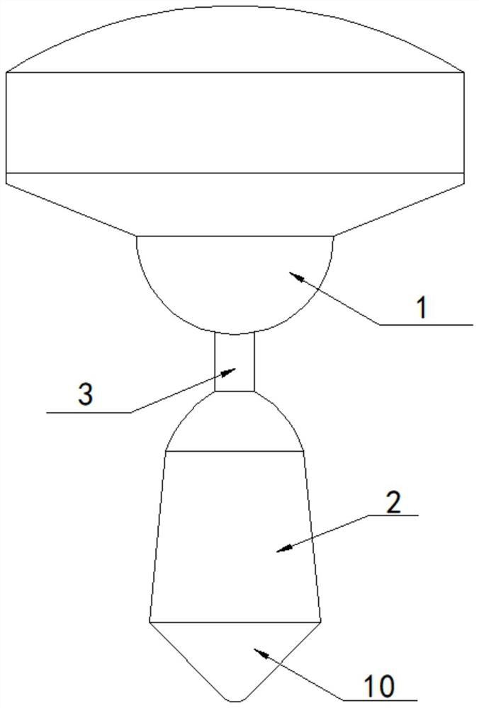 Diabolo ball structure
