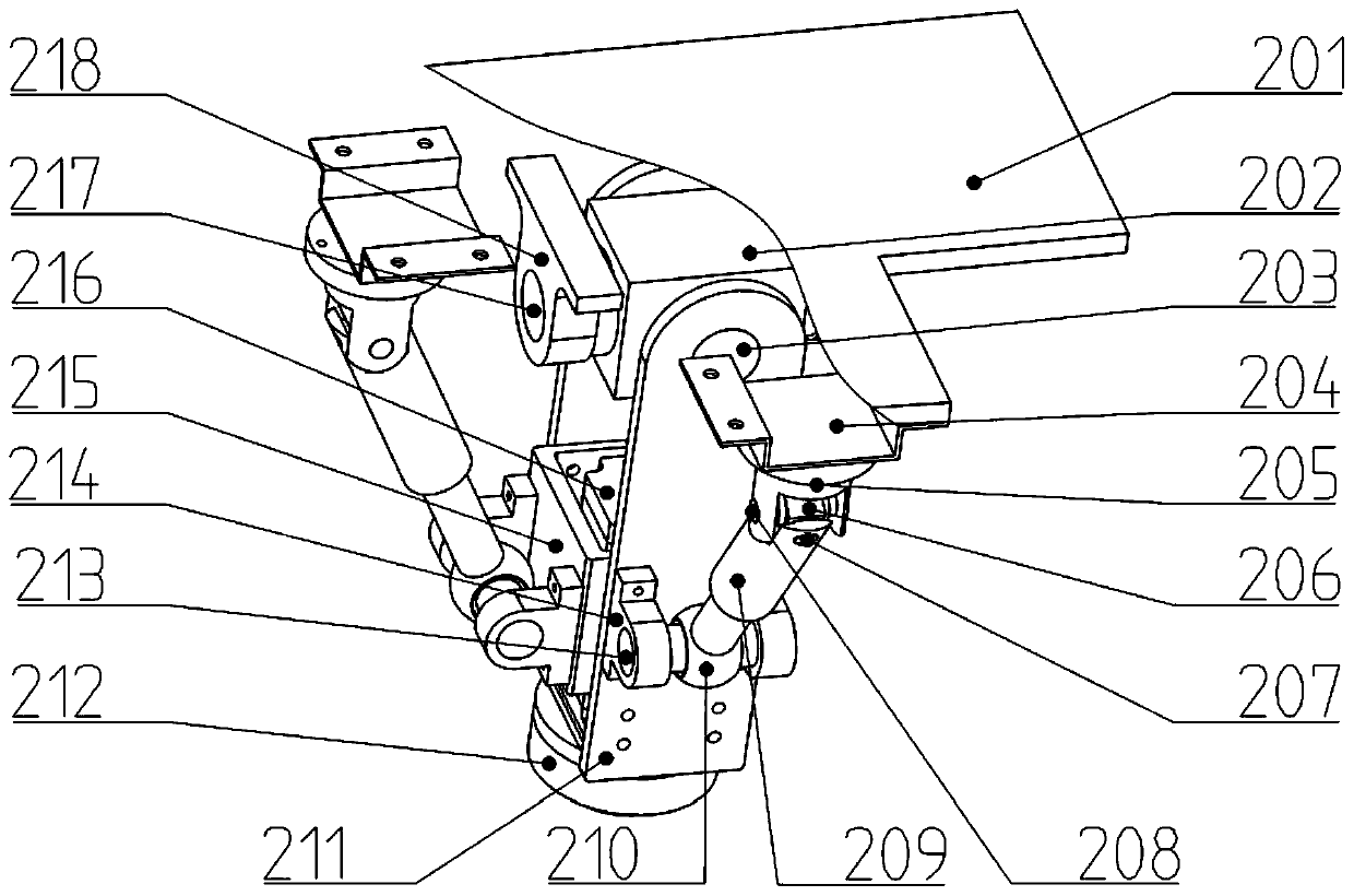 Redundant series-parallel electro-hydraulic hybrid drive anthropomorphic mechanical leg