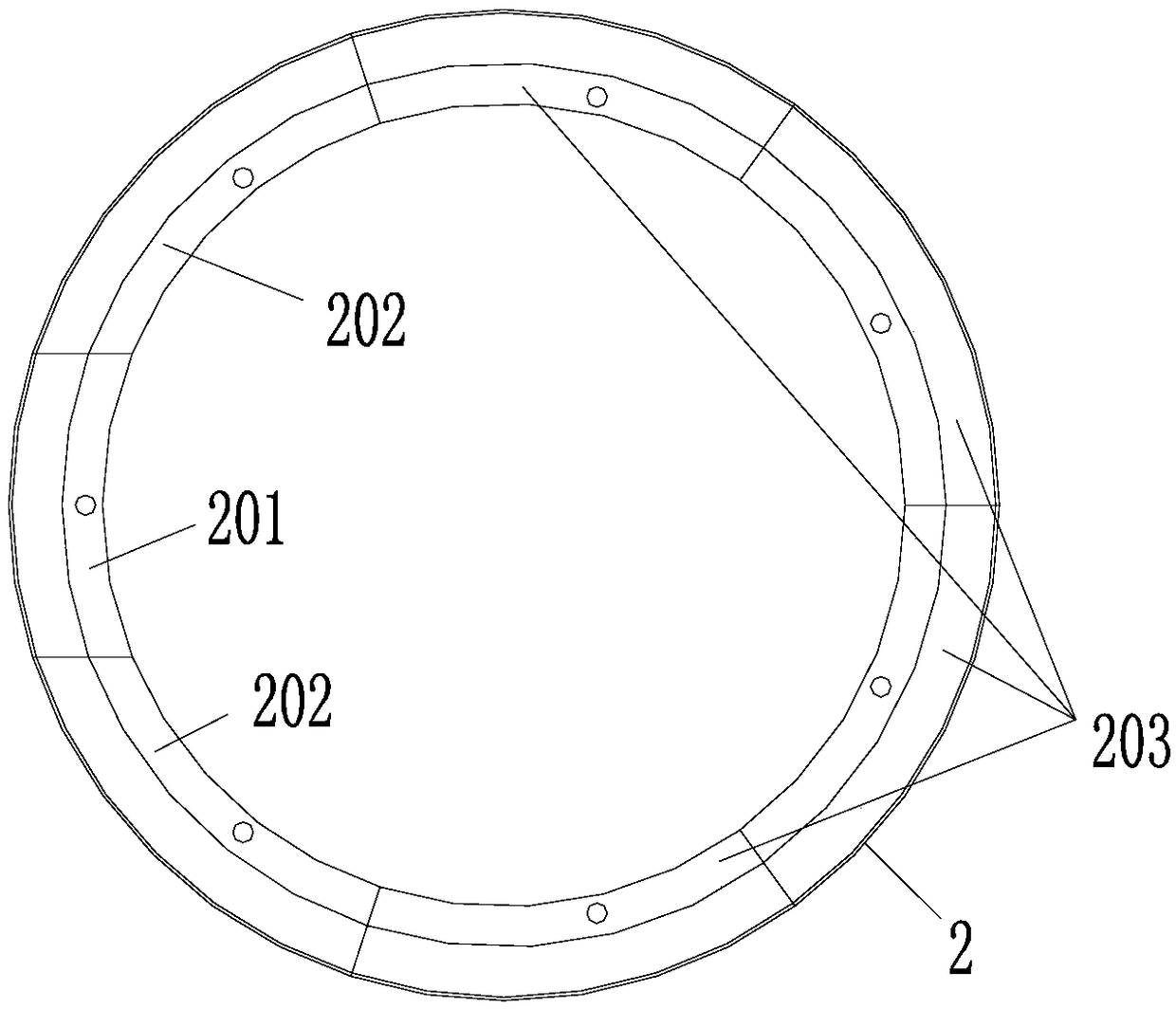 Machining equipment and machining method for annular groove in outer side of annular part