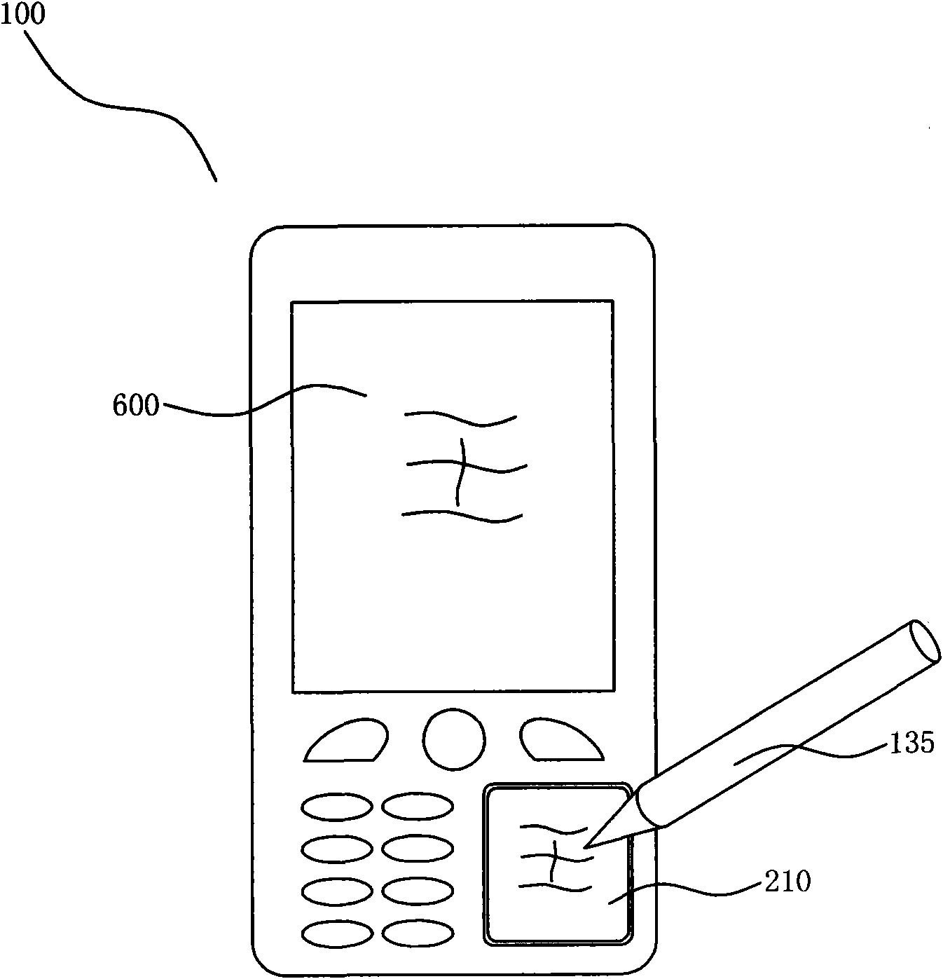 Hand-held terminal for starting-up encryption and decryption by utilizing handwriting identification and implementing method thereof