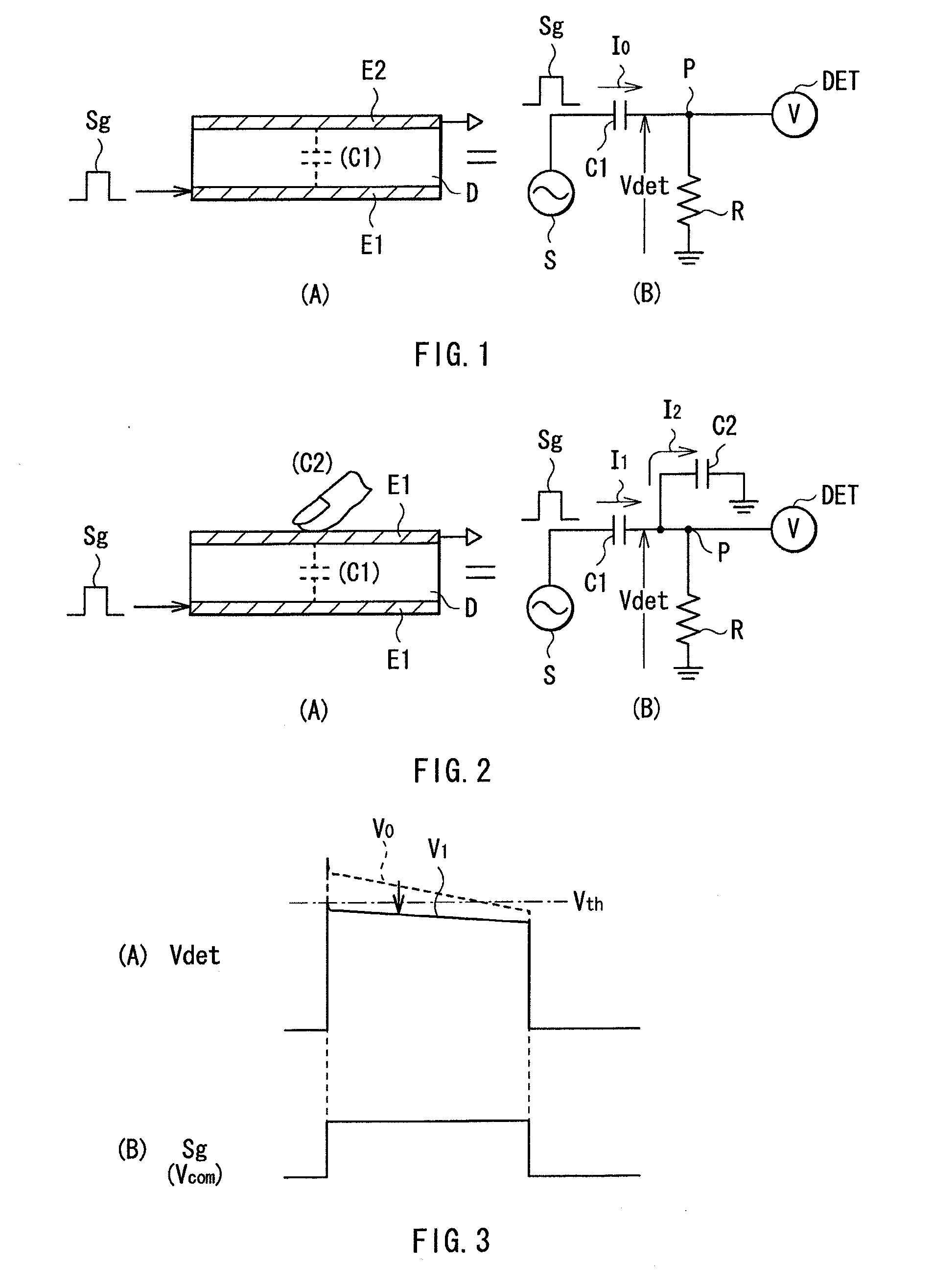 Capacitive touch panel and display device with touch detection function