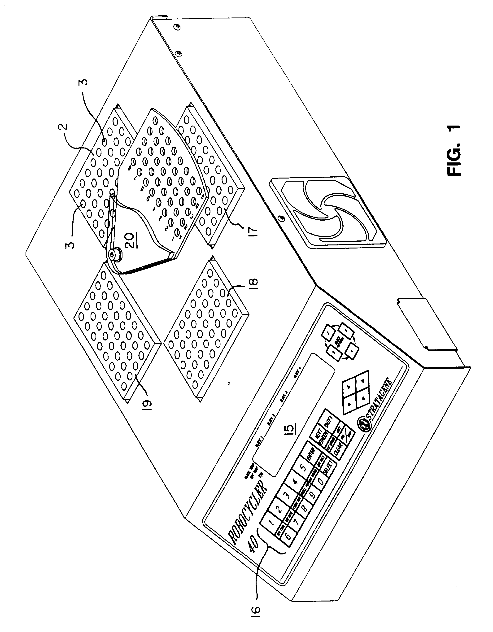 Thermal cycler including a temperature gradient block