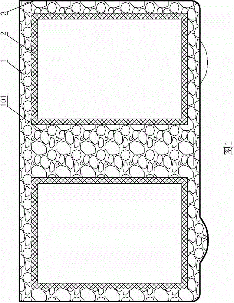 A kind of cast-in-place concrete filled matrix