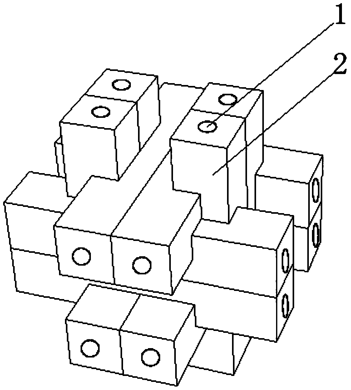 Intelligent building block for infant teaching