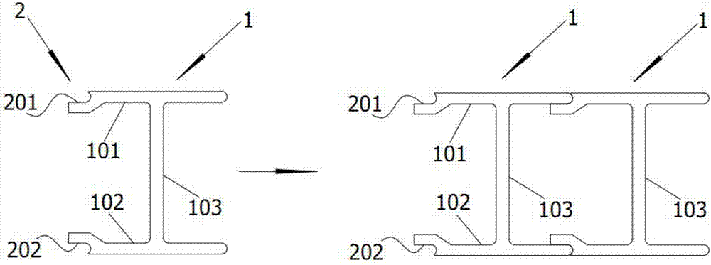 Anti-shift transverse H-shaped beam, self-prestress transverse H-shaped beam and self-prestress span bridge