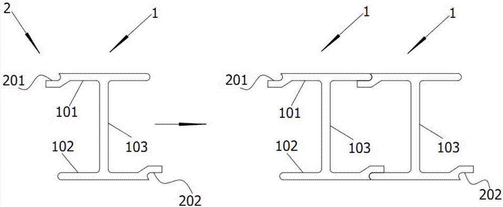 Anti-shift transverse H-shaped beam, self-prestress transverse H-shaped beam and self-prestress span bridge