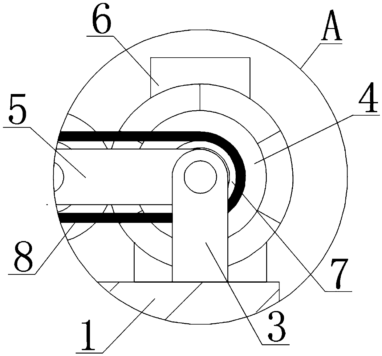 Efficient glue spraying tool for blockboard