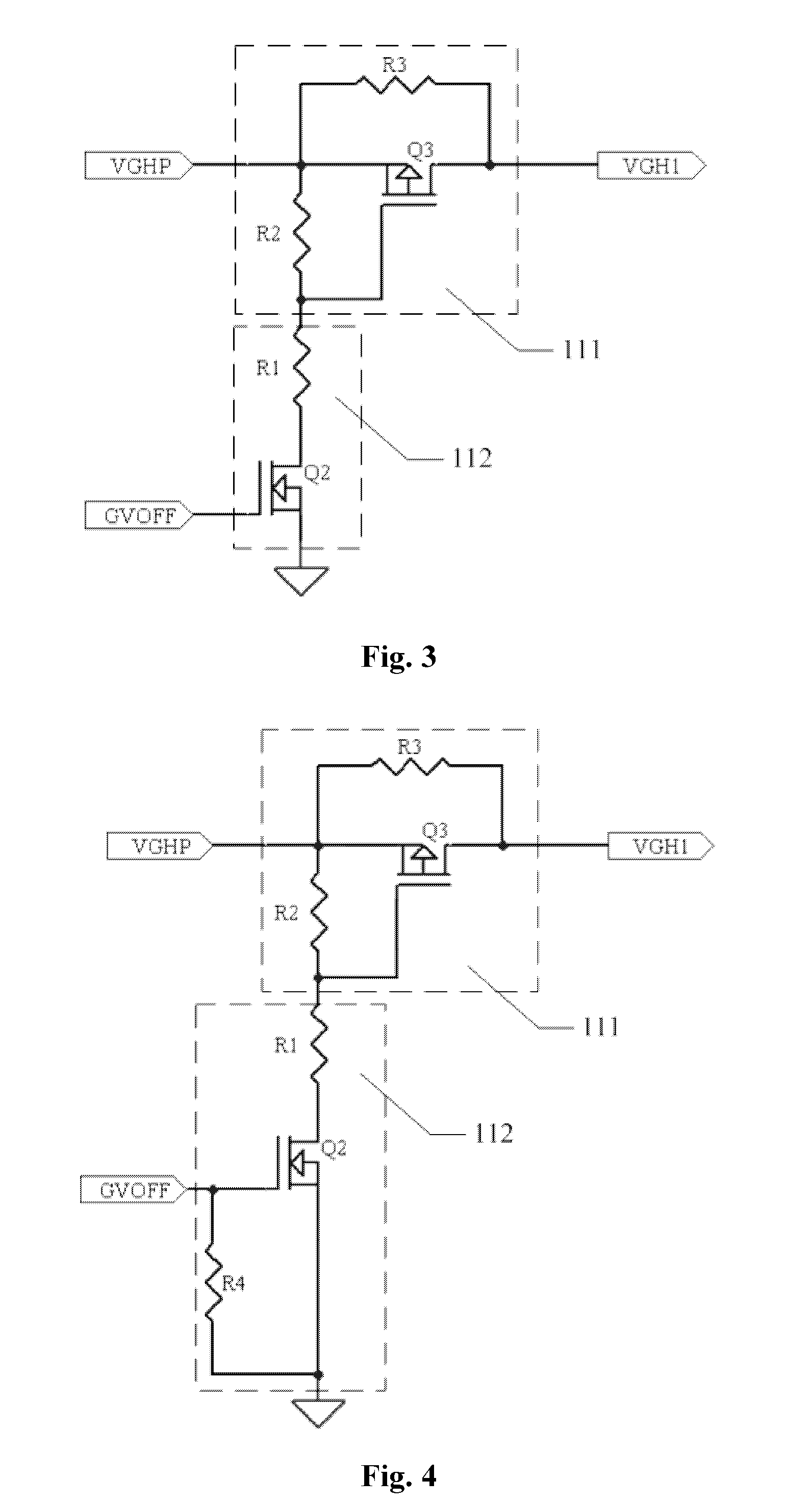 Tangent angle circuit in an LCD driving system and LCD driving system