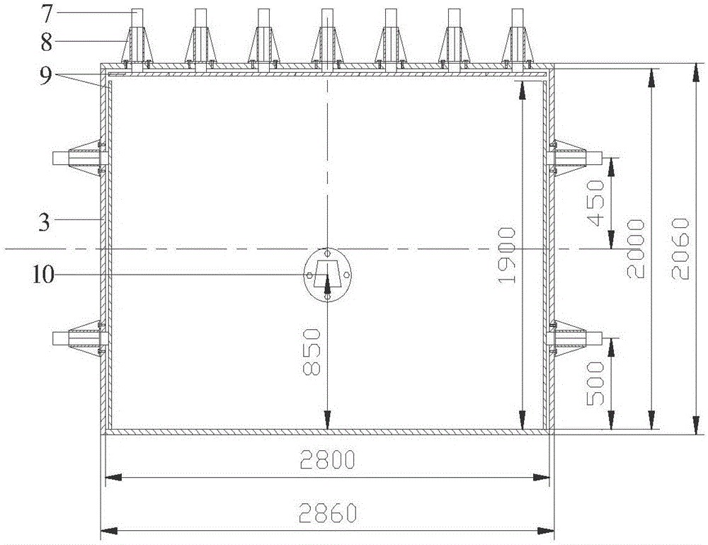 Blasting simulation test device and blasting simulation test method on basis of geo-mechanical model tests