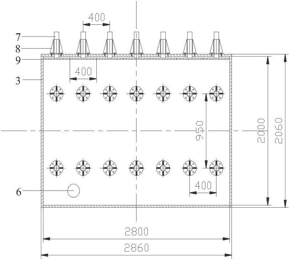 Blasting simulation test device and blasting simulation test method on basis of geo-mechanical model tests