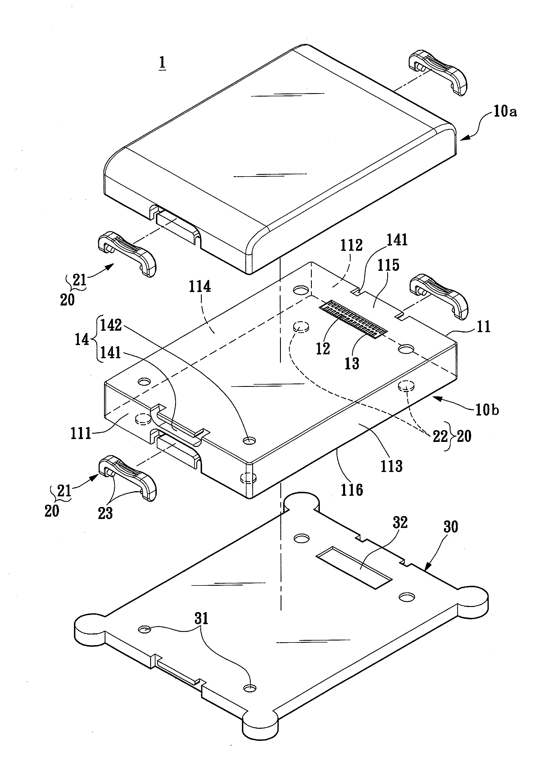 Electronic device assembly structure