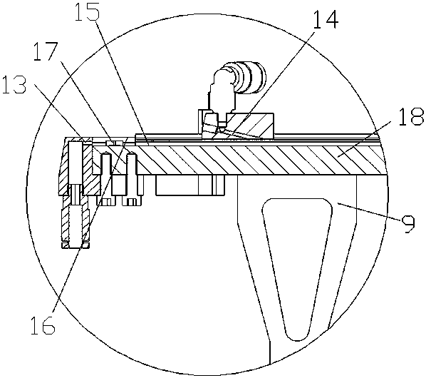 Device and method for collecting defective products of integrated circuit chip testing braiding machine