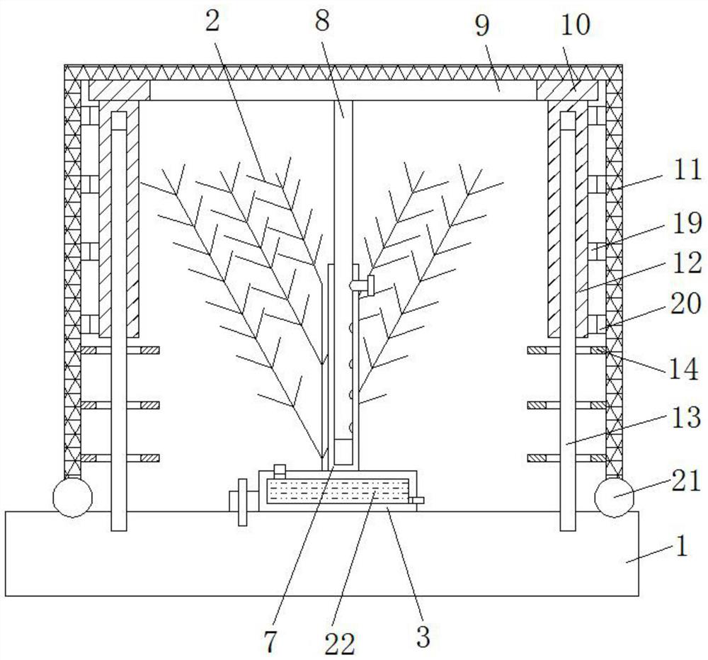 A kind of Dongkui bayberry ecological planting method for cold and frost protection