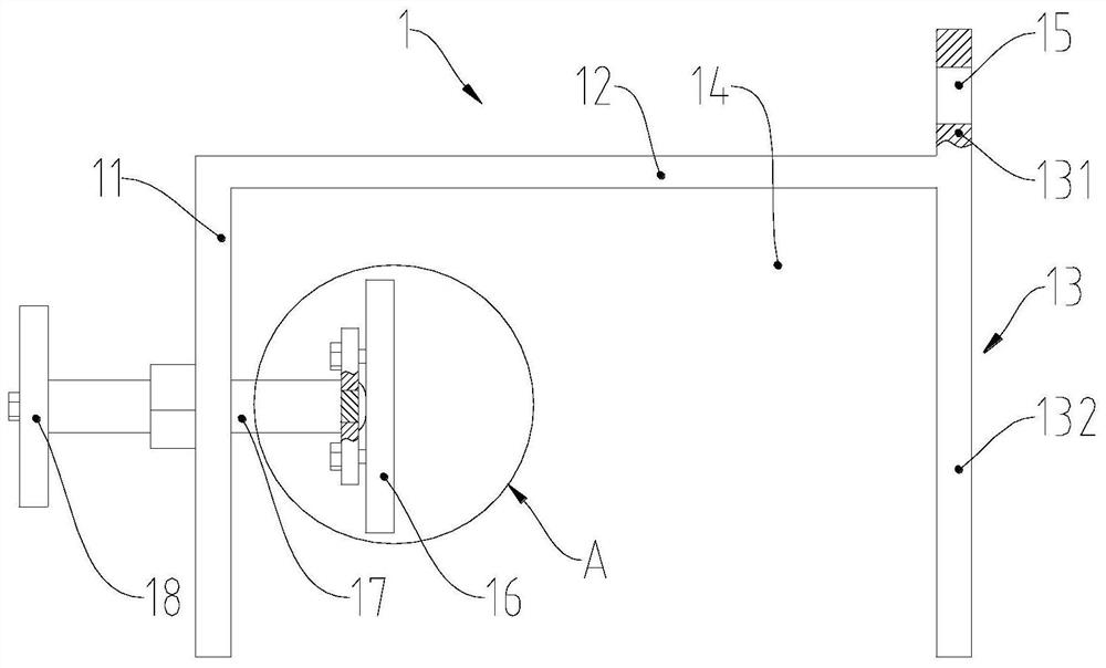 Release agent automatic brushing device