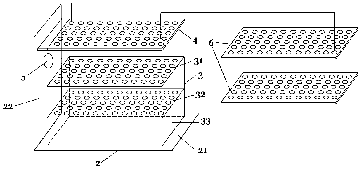 Pretreatment device for multiple samples for continuous flow analysis and application method of device