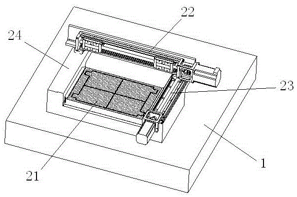 Cutting and collecting system of laser cutting machine