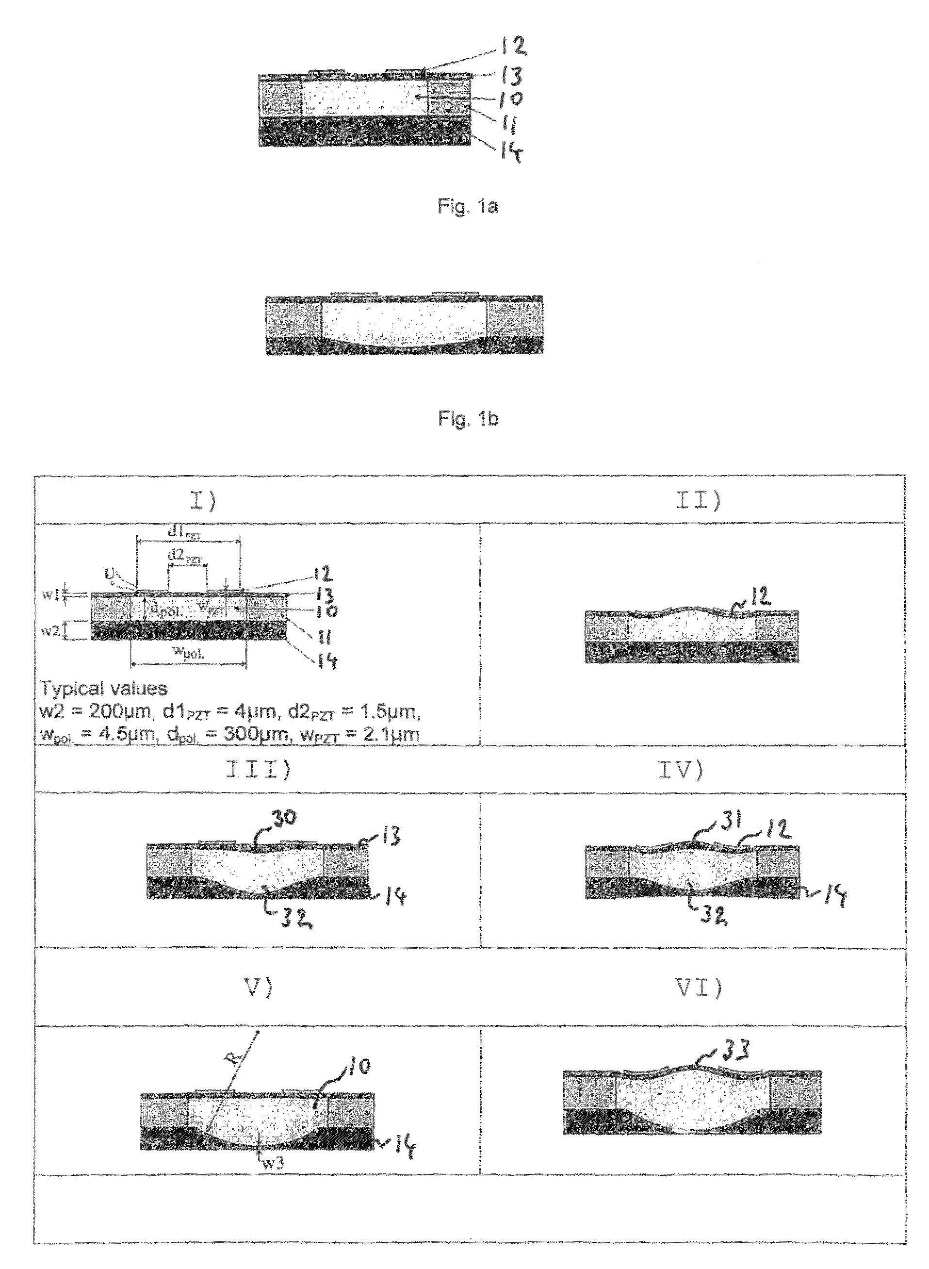 Flexible lens assembly with variable focal length