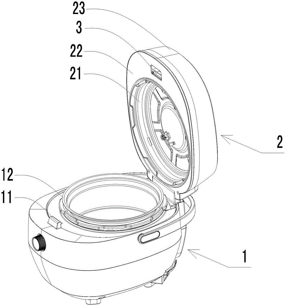 Electric pressure cooker capable of facilitating cover opening